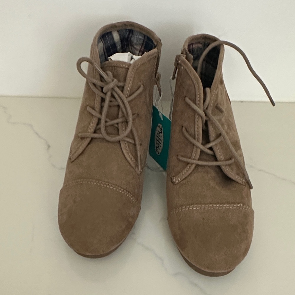 Mad Love Tan Kids Boots